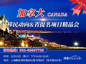 加拿大移民動向 省提名項目精品會 上海